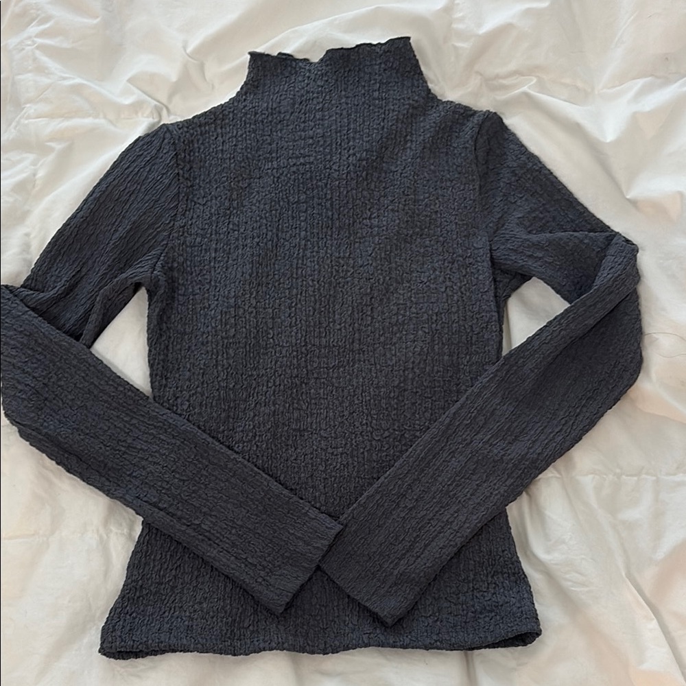 Women's Black Turtleneck Sweater